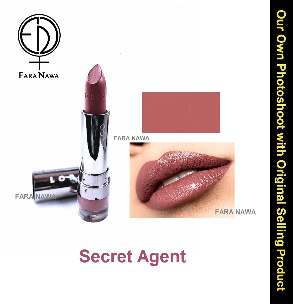 LORAC Alter Ego Cream Secret Agent Lipstick,