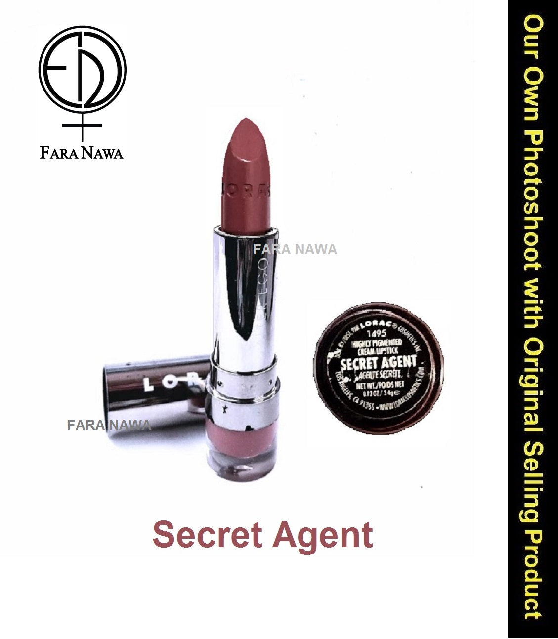 LORAC Alter Ego Cream Secret Agent Lipstick,