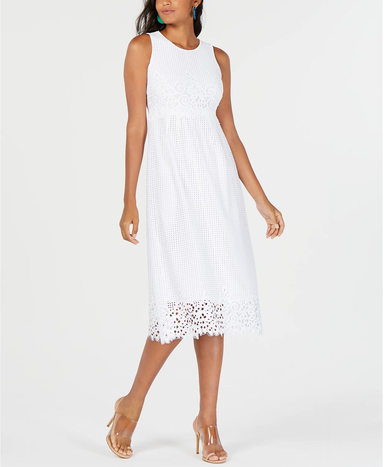 Alfani Lace Midi Dress, Size 18