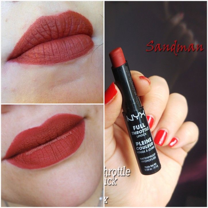 NYX Cosmetics NYX Waterproof Full Throttle Lipstick,