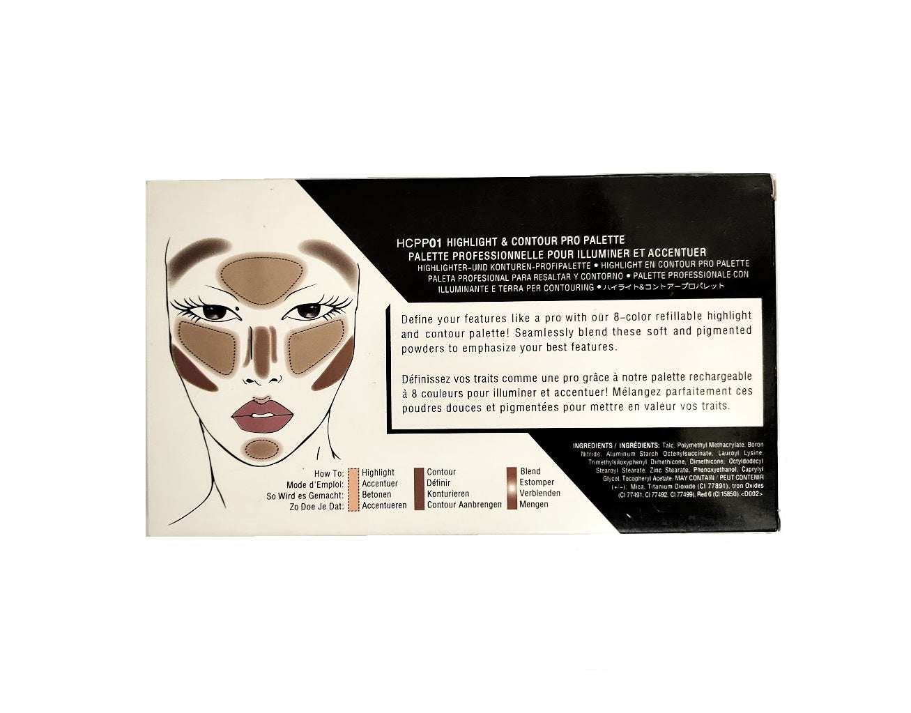 NYX Highlight & Contour Pro Palette, HCPP01
