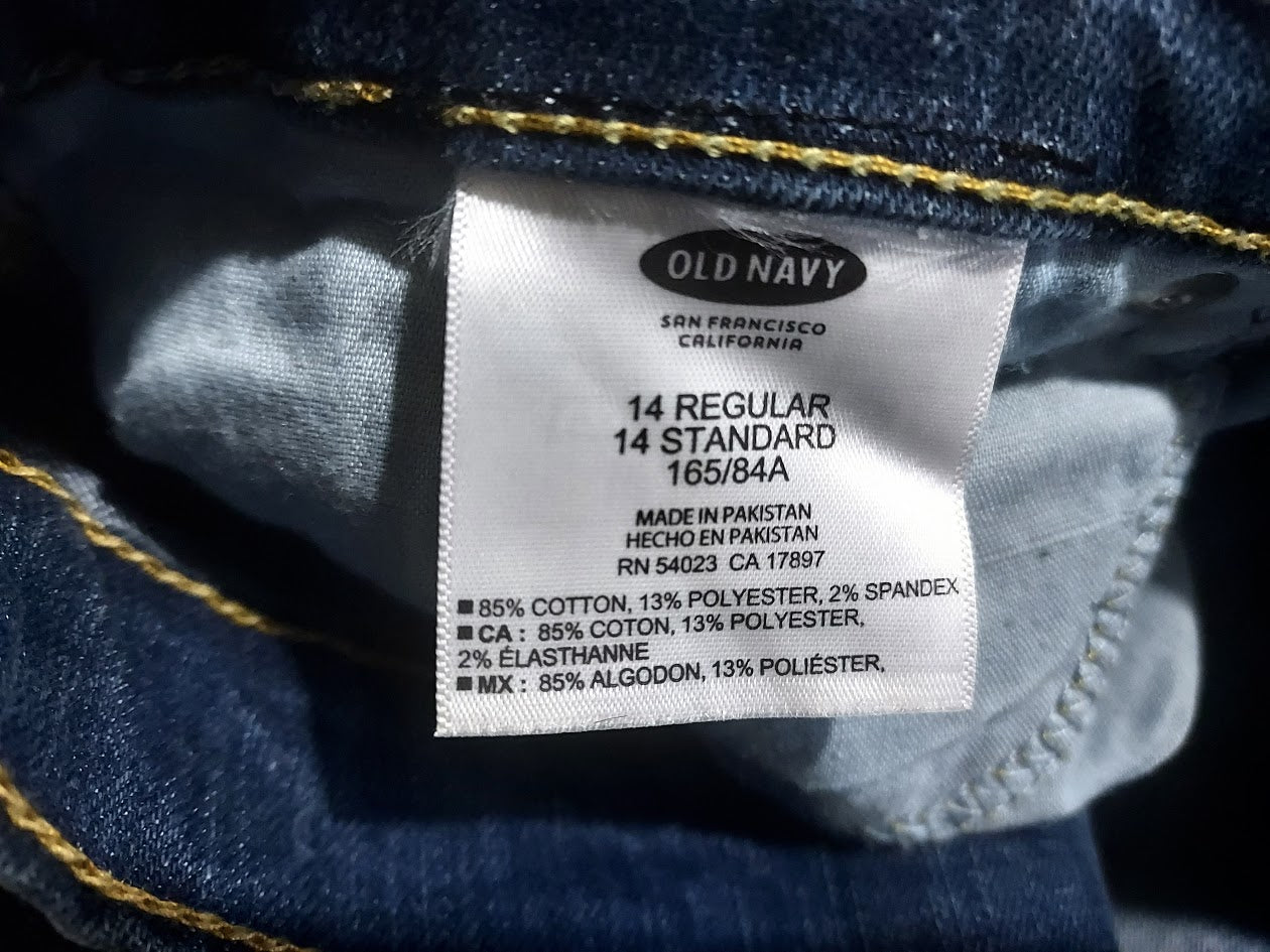 Old Navy Women's The Flirt Boot Cut Jeans, Size 14