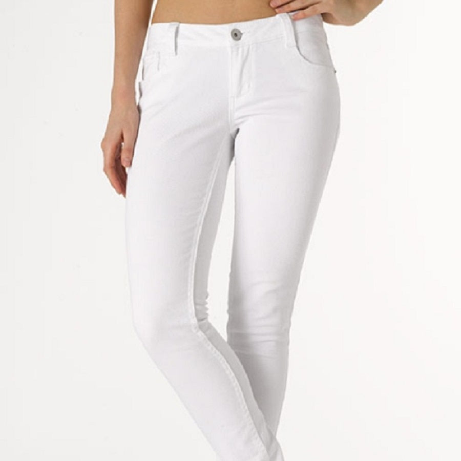 Paris Blues White Butt Lifting Denim Jeans, Size 18
