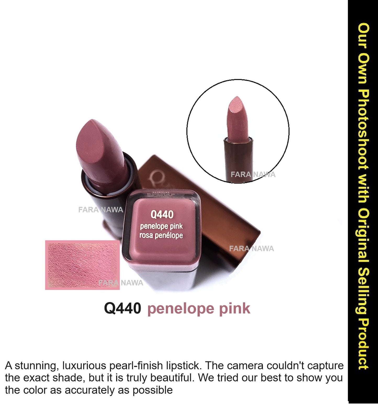 Covergirl Queen Collection Lipstick, Q440 penelope pink