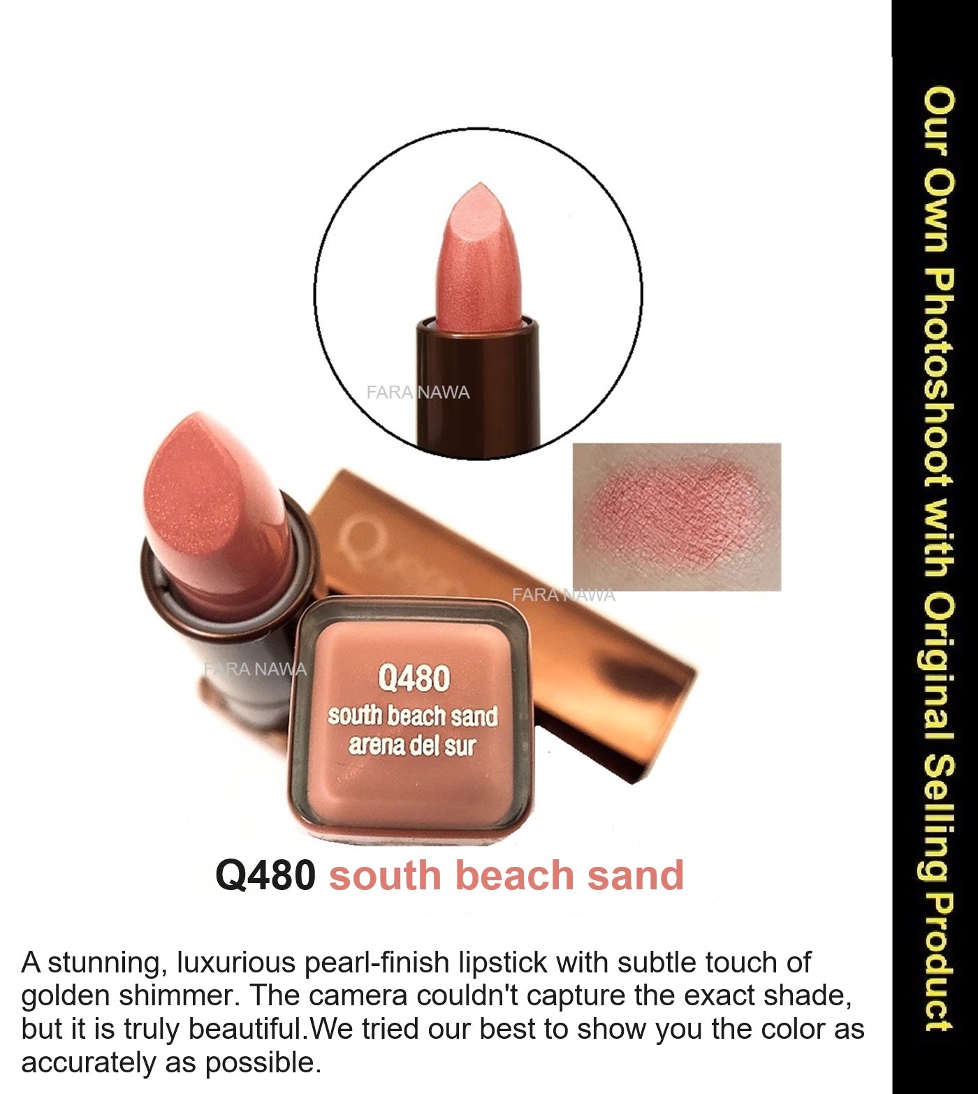 Covergirl Queen Collection Lipstick, Q480 south beach sand