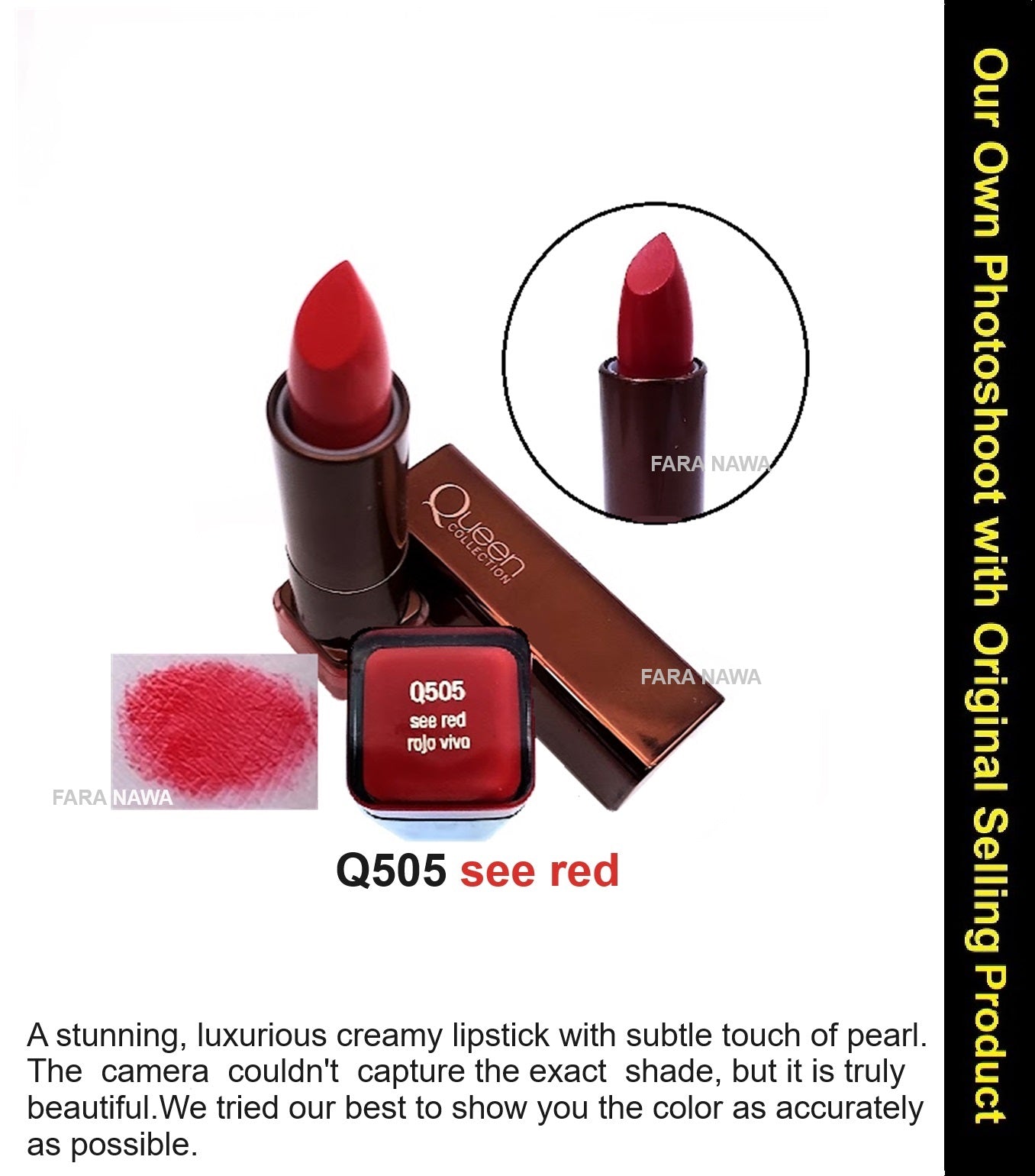 Covergirl Queen Collection Lipstick, Q505 see red