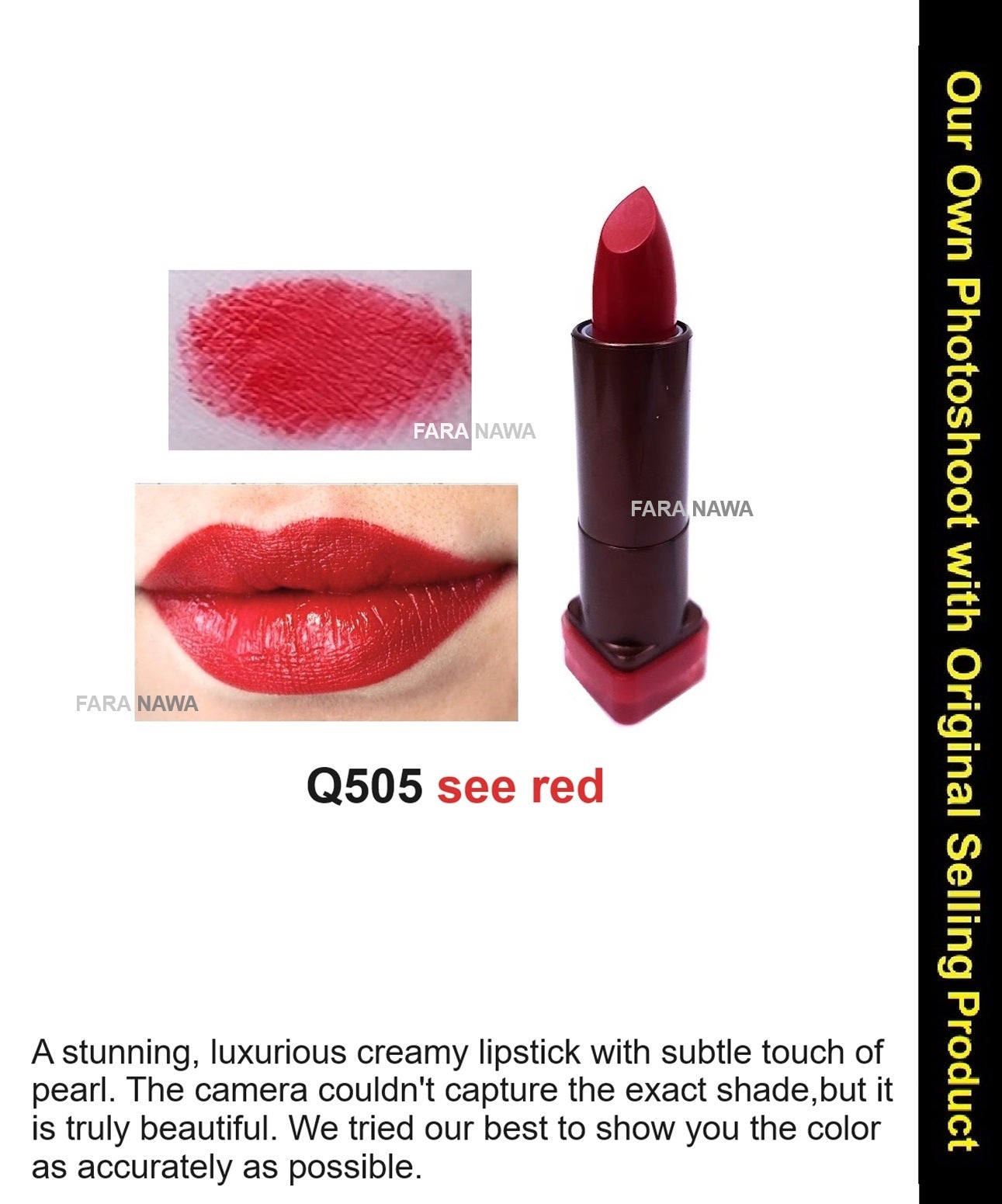 Covergirl Queen Collection Lipstick, Q505 see red
