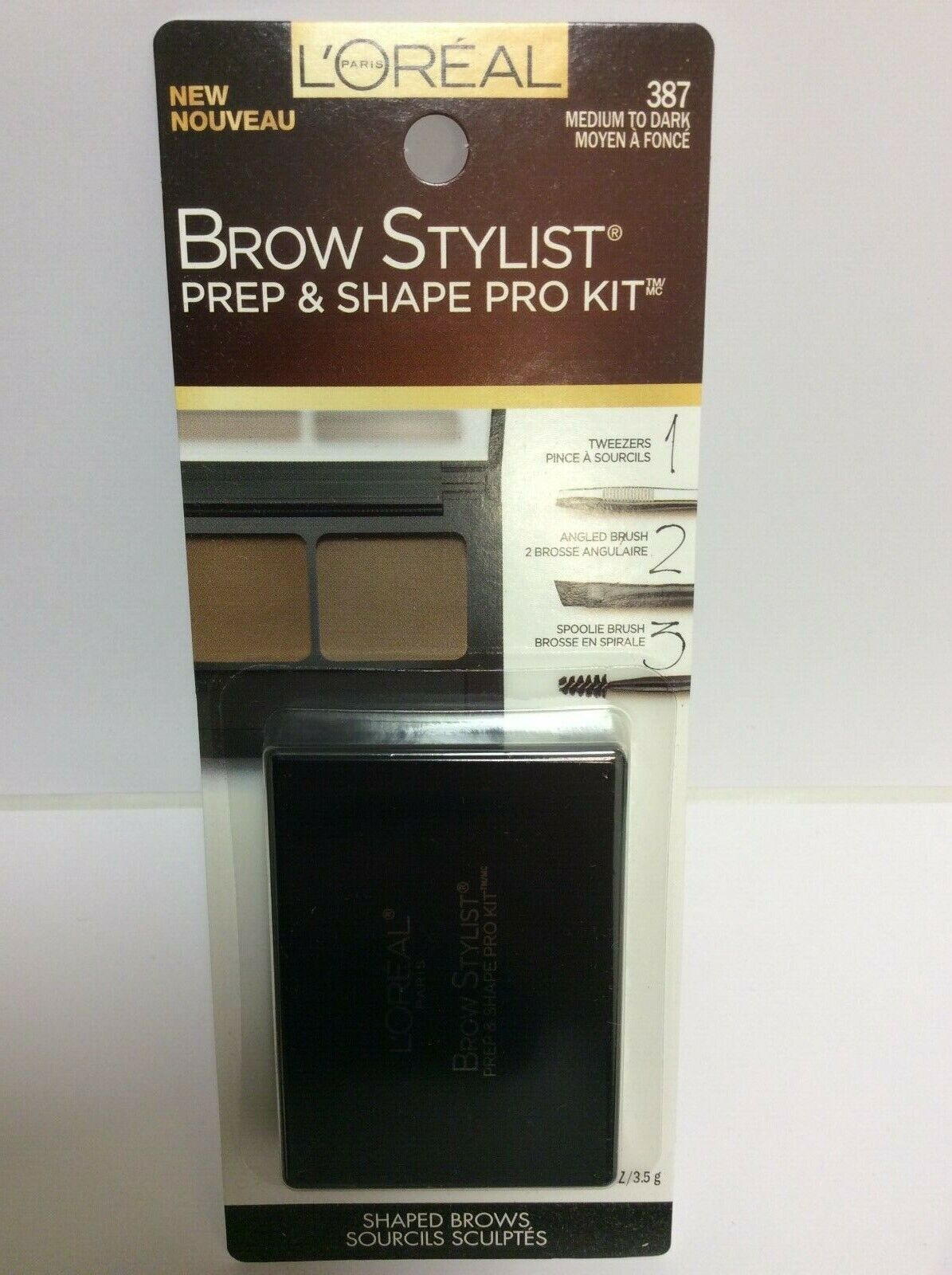 L'Oreal Paris Brow Stylist Prep Shape Pro Kit,