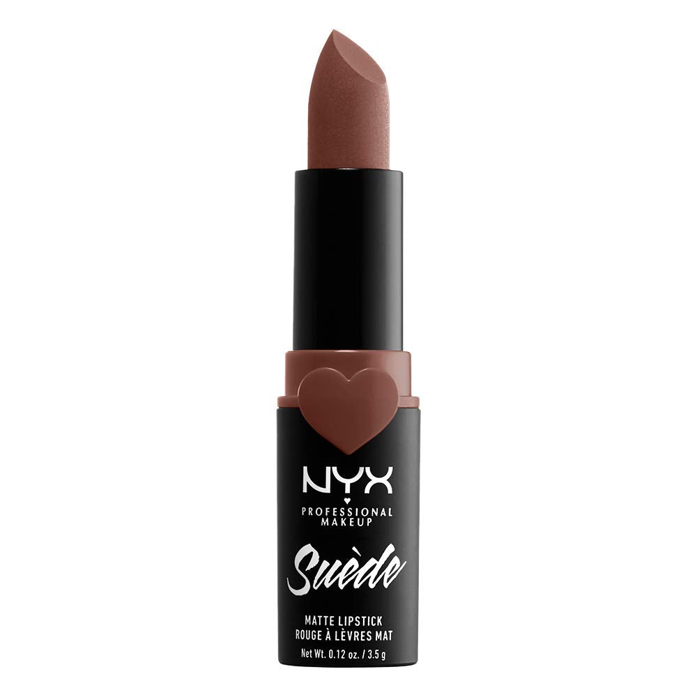NYX Professional Makeup Suede Matte Lipstick, Lightweight Vegan Formula,