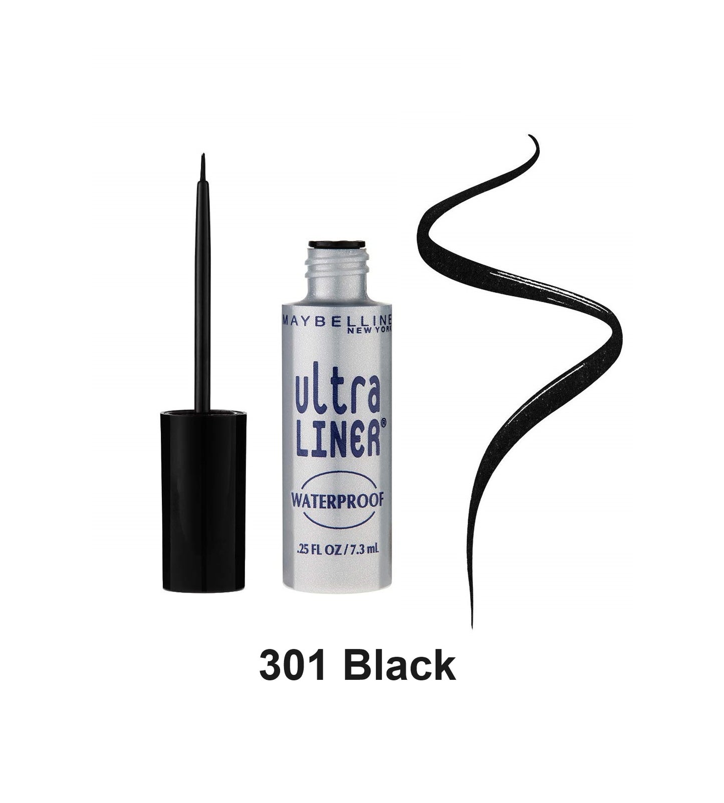 Maybelline Ultra Liner Waterproof Liquid Eyeliner, Black 301