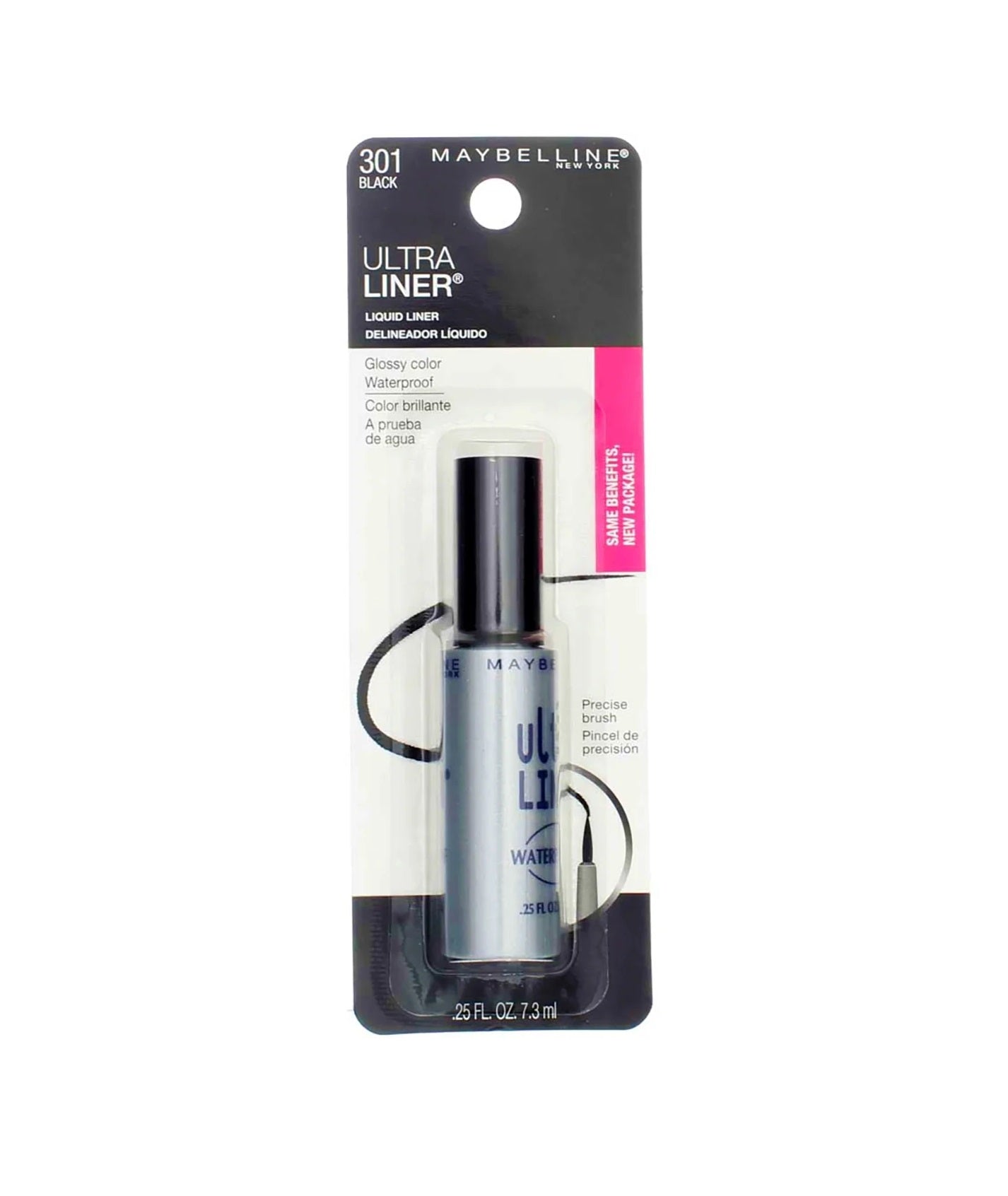 Maybelline Ultra Liner Waterproof Liquid Eyeliner, Black 301