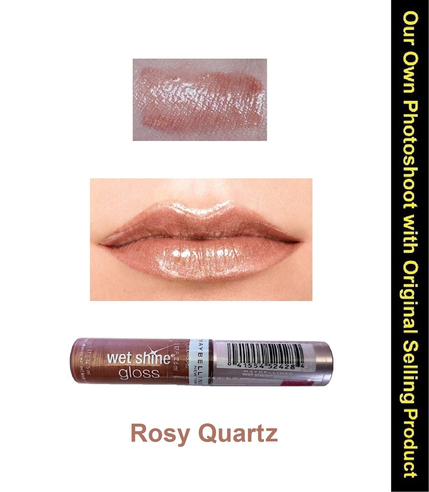 Maybelline Wet Shine Lip Gloss Limited Edition, Rosy Quartz