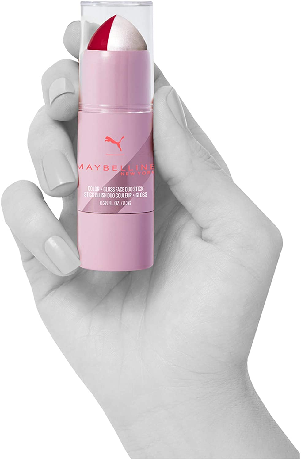 Maybelline New York Puma X Maybelline Color + Gloss Duo Face Stick, Hustle/burn