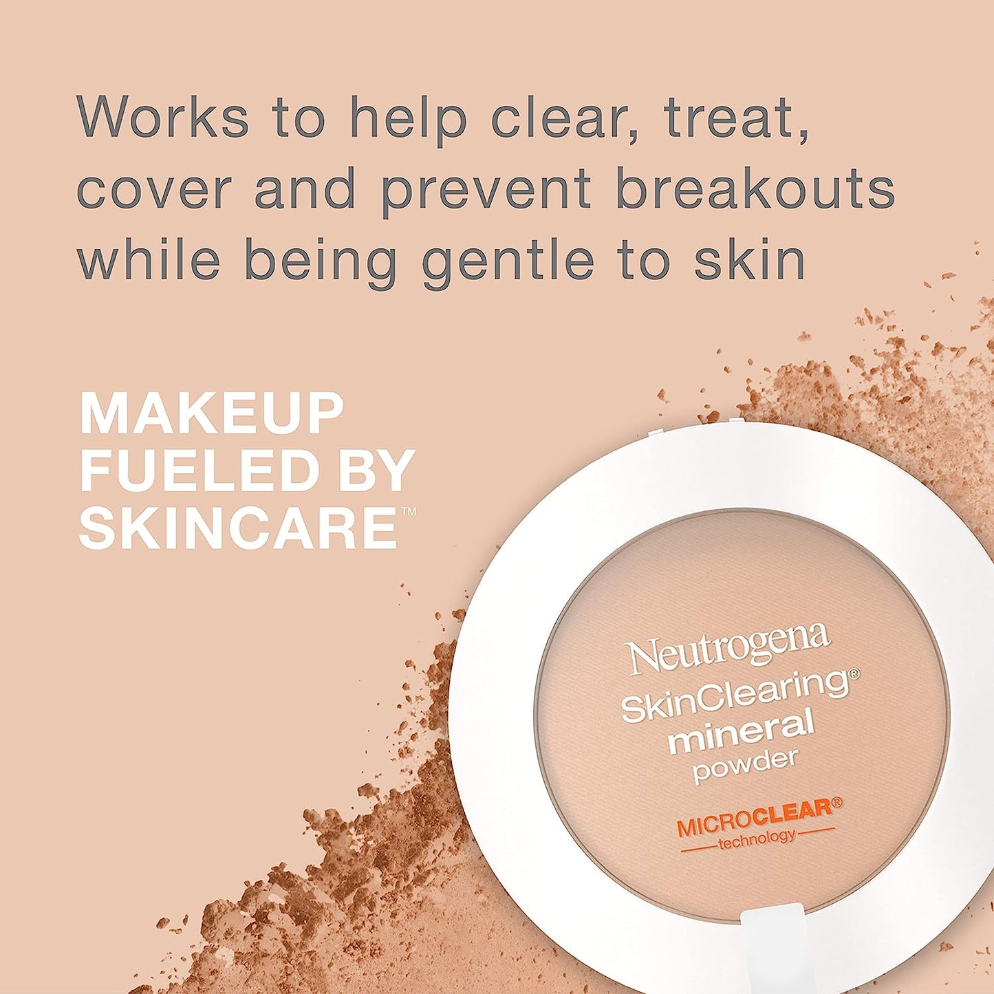 Neutrogena Skin Clearing Mineral Acne Face Powder,