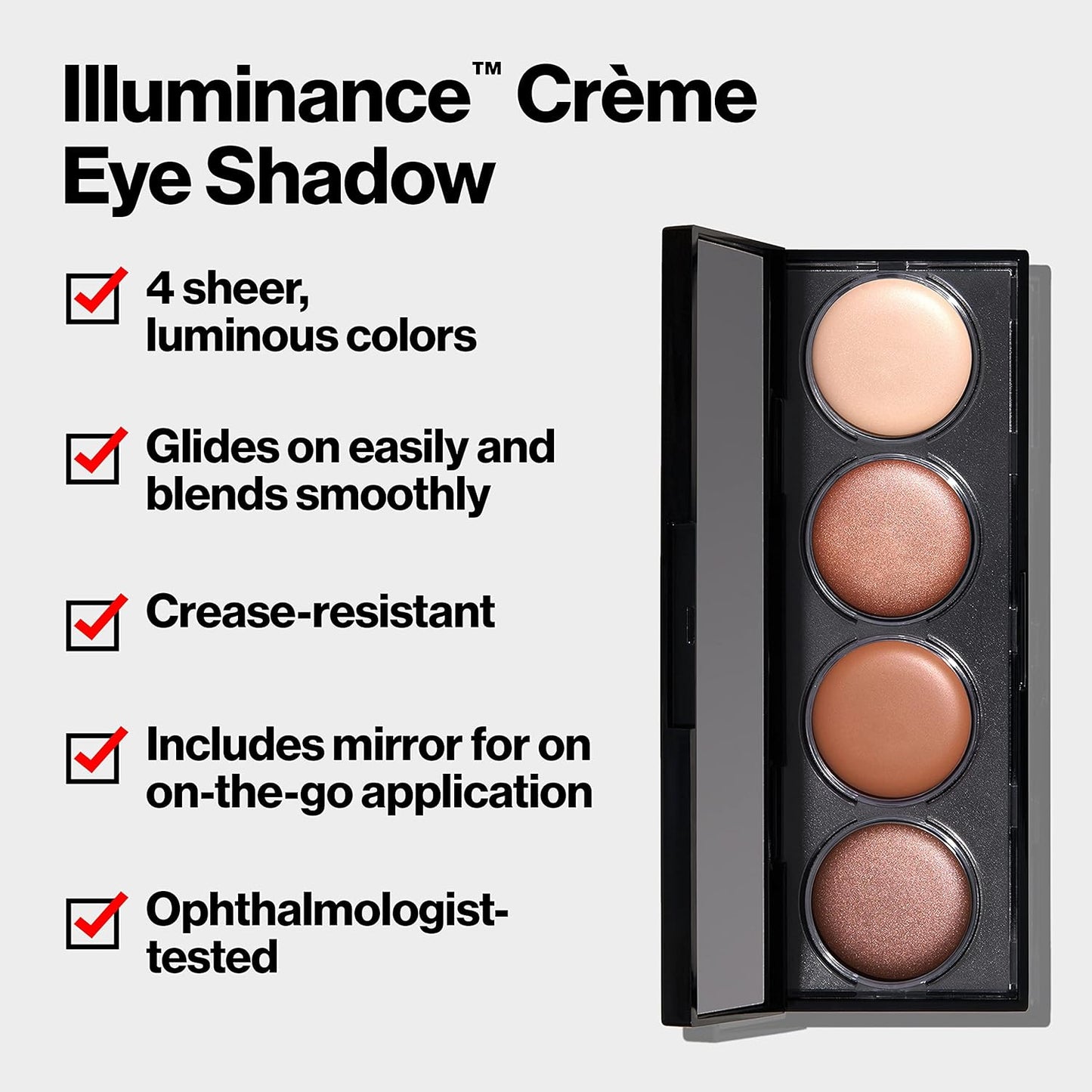 Revlon Illuminance Long Lasting Matte and Shimmer Eyeshadow Quad,