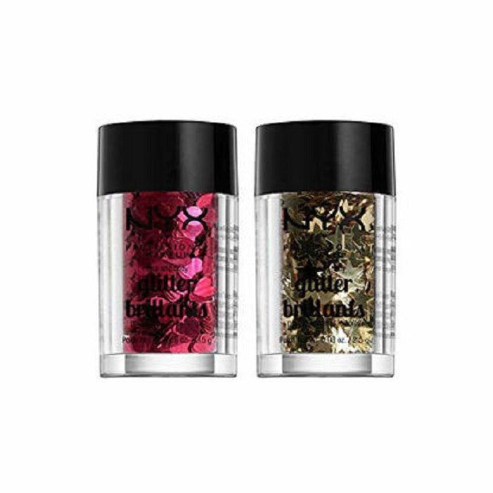 NYX SHAPED GLITTER Loose Shaped Face & Body Glitter,