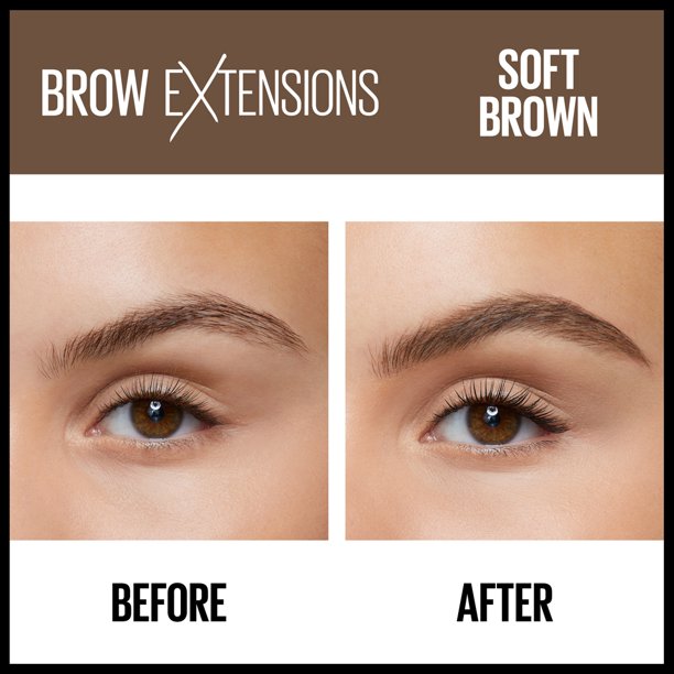 Maybelline Brow Extensions Fiber Pomade Crayon Eyebrow Makeup,