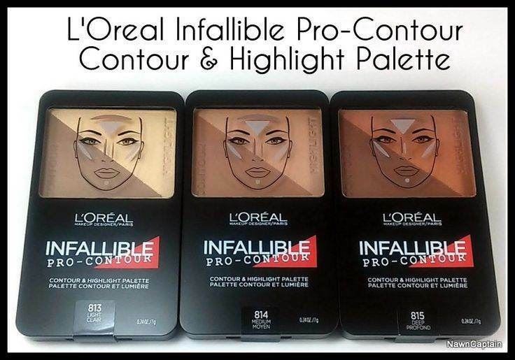 L'Oreal Pro Contour Highlight Palette Infallible,