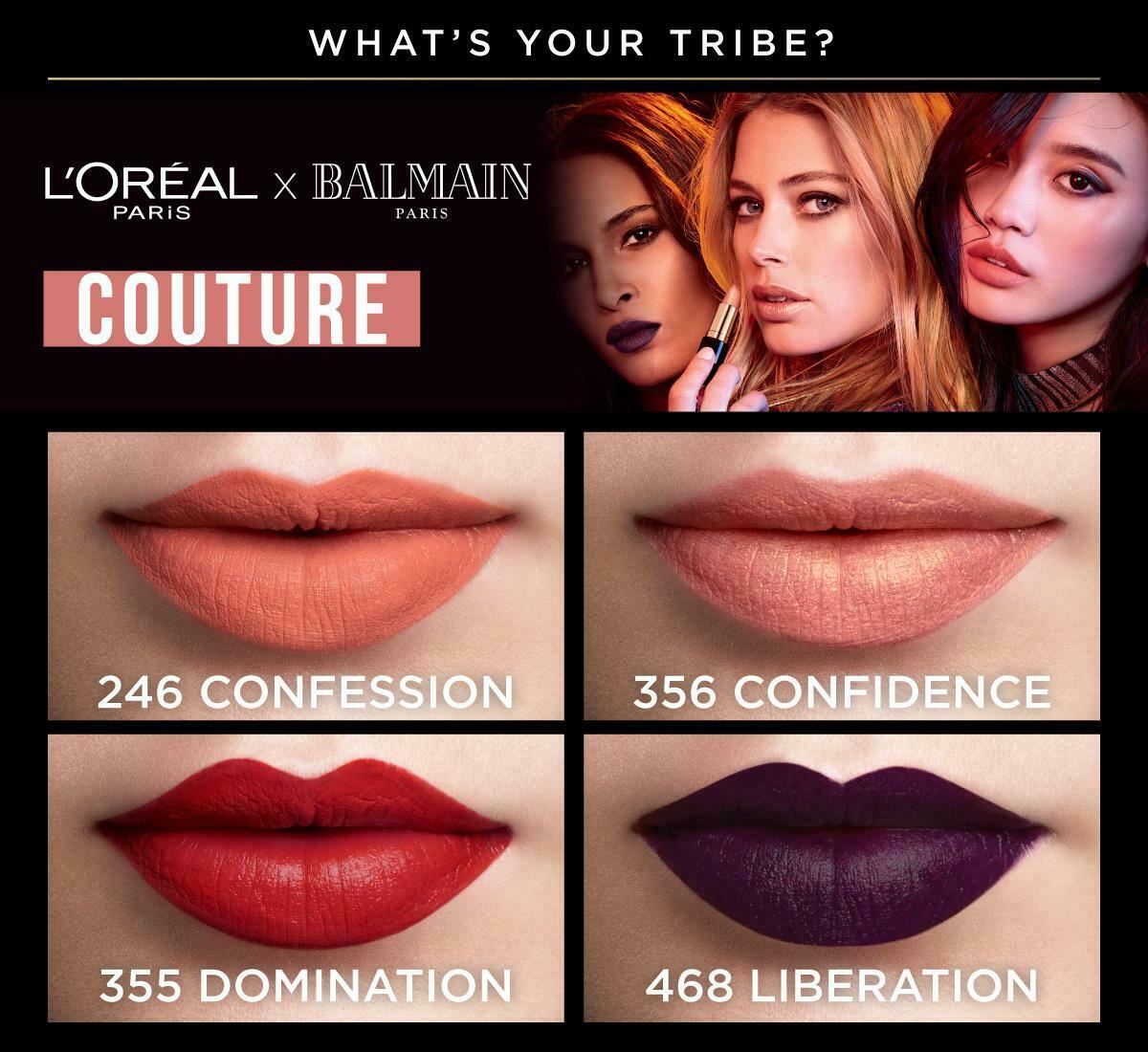 L'Oreal Paris X Balmain Limited Edition Matte Lipstick,