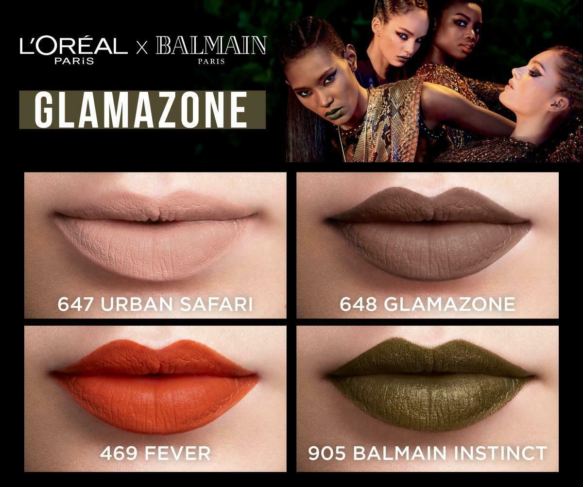 L'Oreal Paris X Balmain Limited Edition Matte Lipstick,