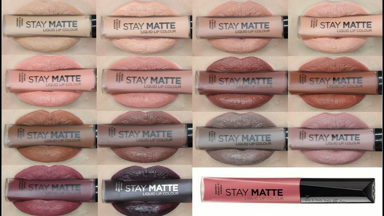 Rimmel London Stay Matte & Stain Liquid Lip Color,