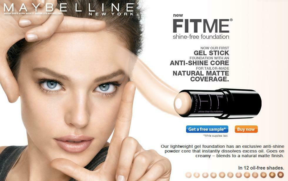 Maybelline New York Fit Me! Oil-Free Stick Foundation,