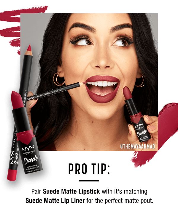 NYX Professional Makeup Suede Matte Lip Liner,