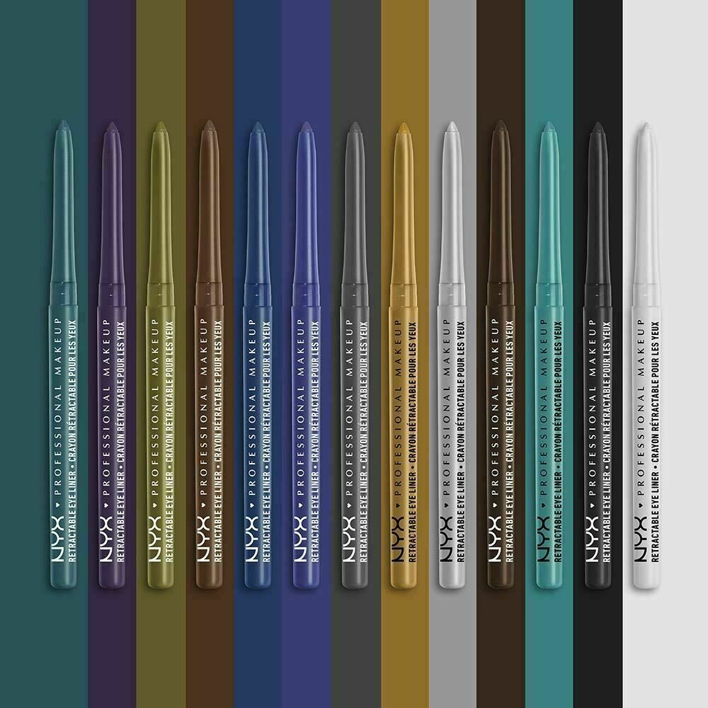NYX PROFESSIONAL Mechanical Retractable Waterproof Eye Liner Pencil,