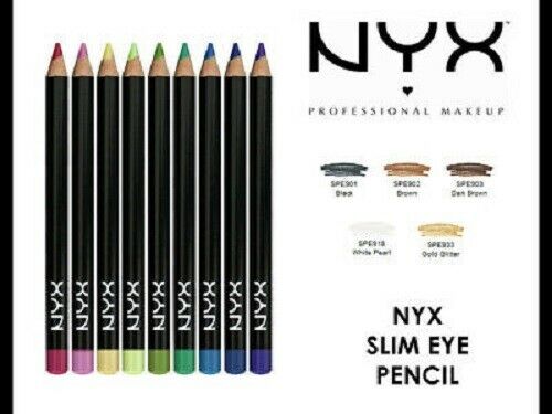 NYX Slim Long Lasting Matte Eyeliner Pencils,