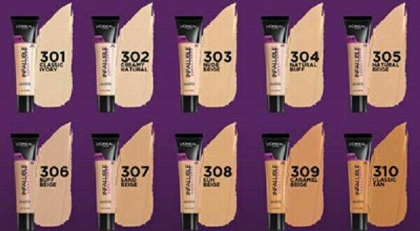 L'oreal Paris 24HR Infallible Total Cover Foundation,