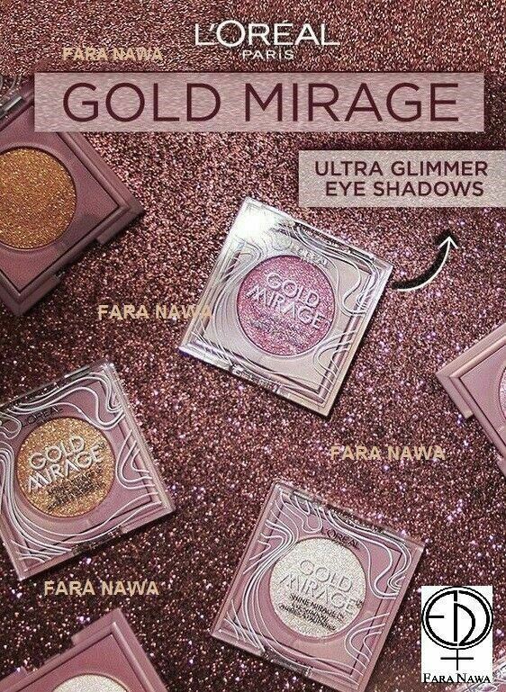L’ORÉAL PARIS Gold Mirage "LIMITED EDITION" Shimmering EYE SHADOW,
