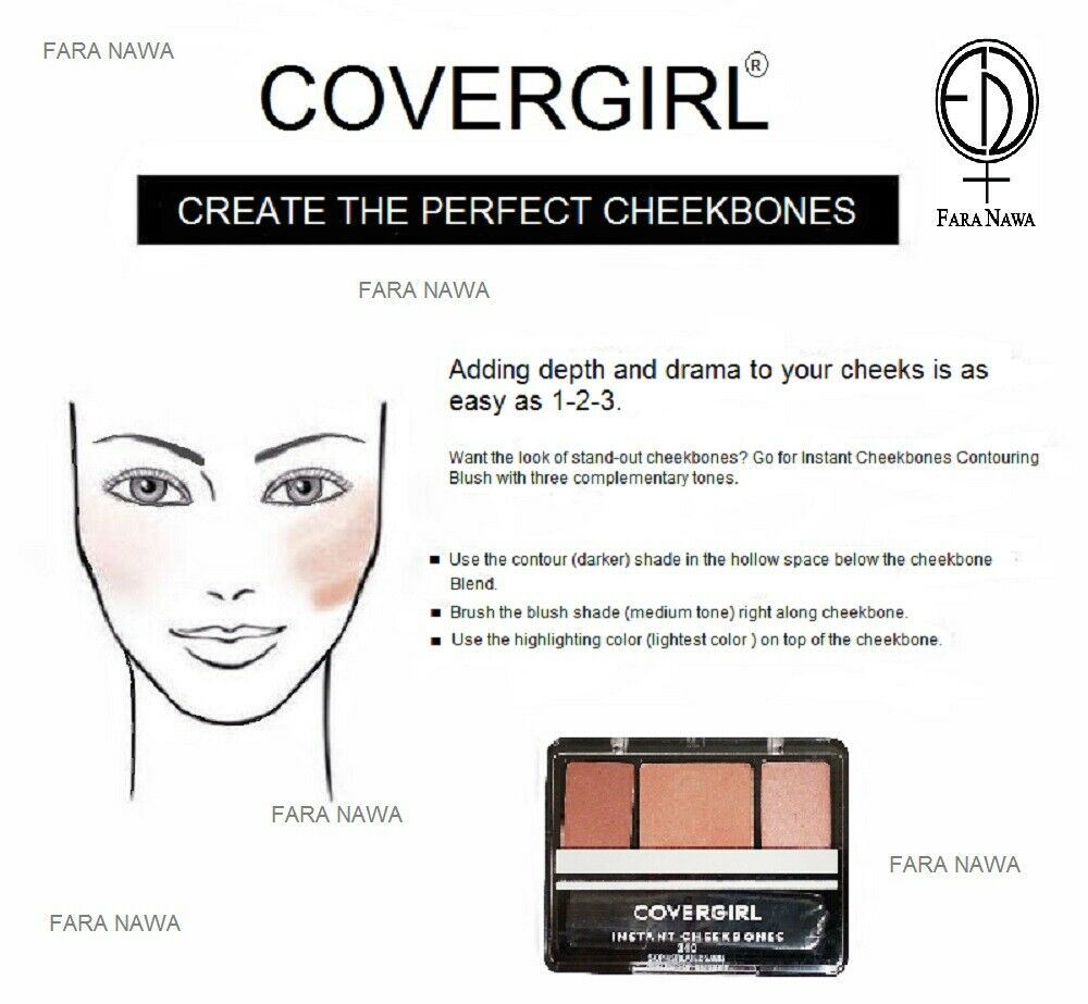 CoverGirl Instant Cheekbones Contouring Blush,