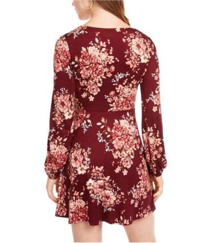 B Darlin Juniors' Long-Sleeve Emma Dress, Size 13/14
