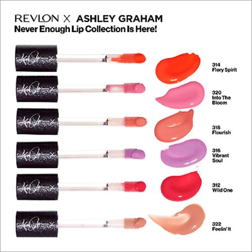 Revlon Ashley Graham Never Enough Lip Collection X Super Lustrous the Gloss,