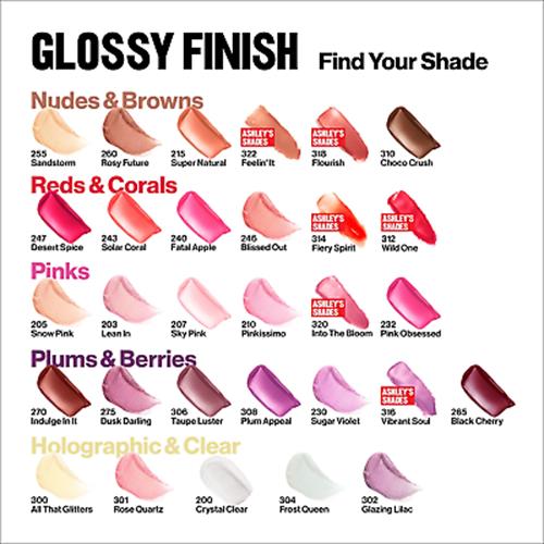 Revlon Ashley Graham Never Enough Lip Collection X Super Lustrous the Gloss,