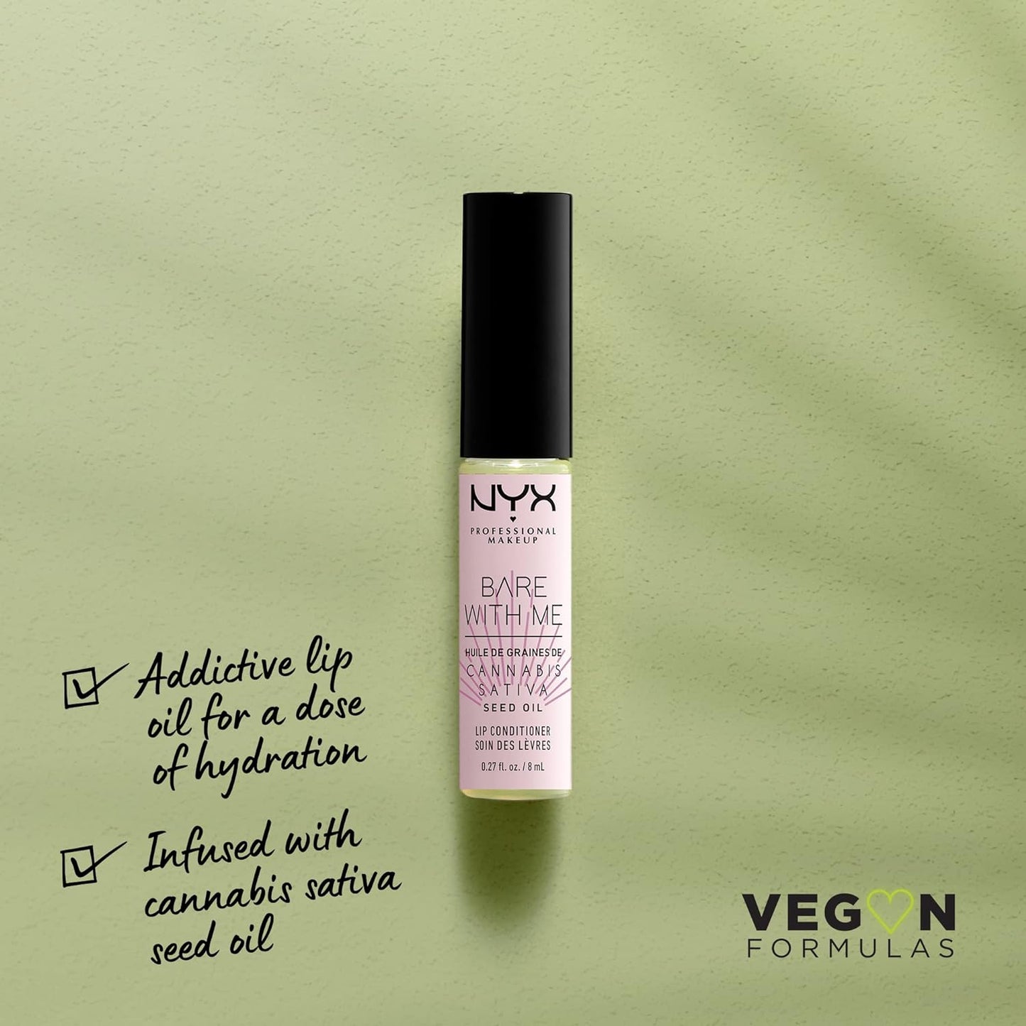 NYX Professional Makeup Bare With Me Oil Lip Conditioner,
