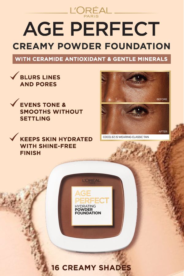 L'Oreal Paris Age Perfect Creamy Powder Foundation with Minerals,