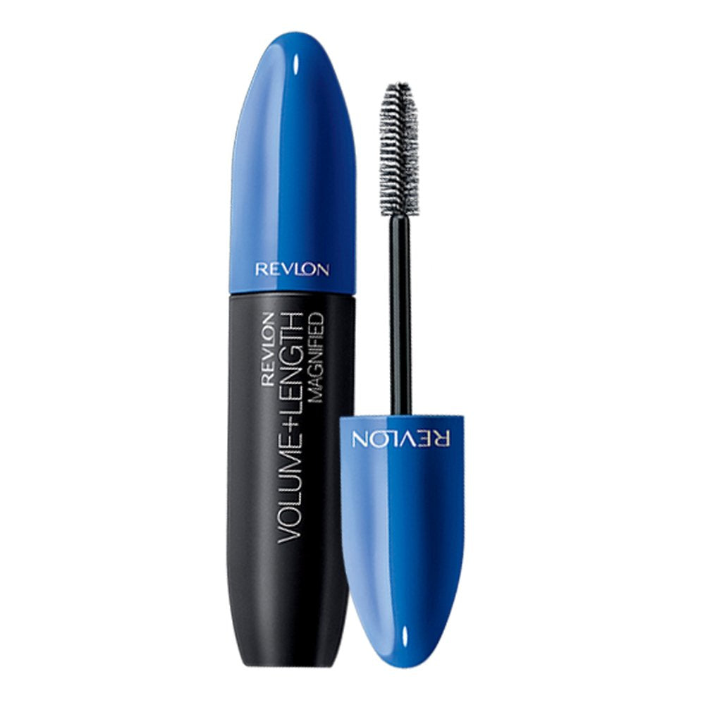 Revlon Volume + Length Magnified Waterproof Mascara, 351 Blackest Black,