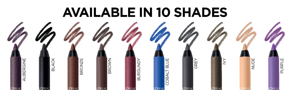 L'OREAL INFALLIBLE PRO-LAST WATERPROOF EYELINER PENCIL,