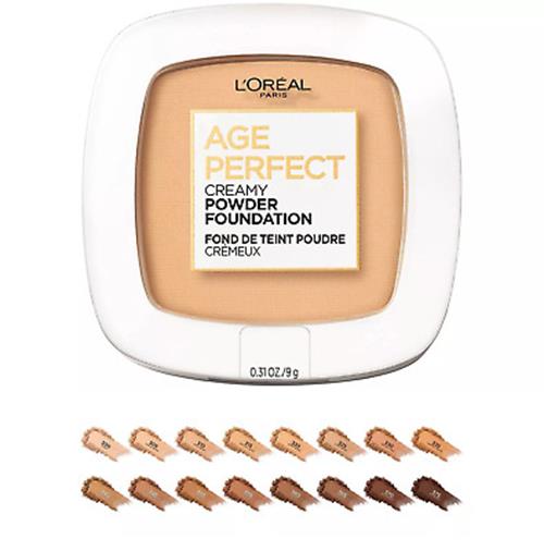 L'Oreal Paris Age Perfect Creamy Powder Foundation with Minerals,