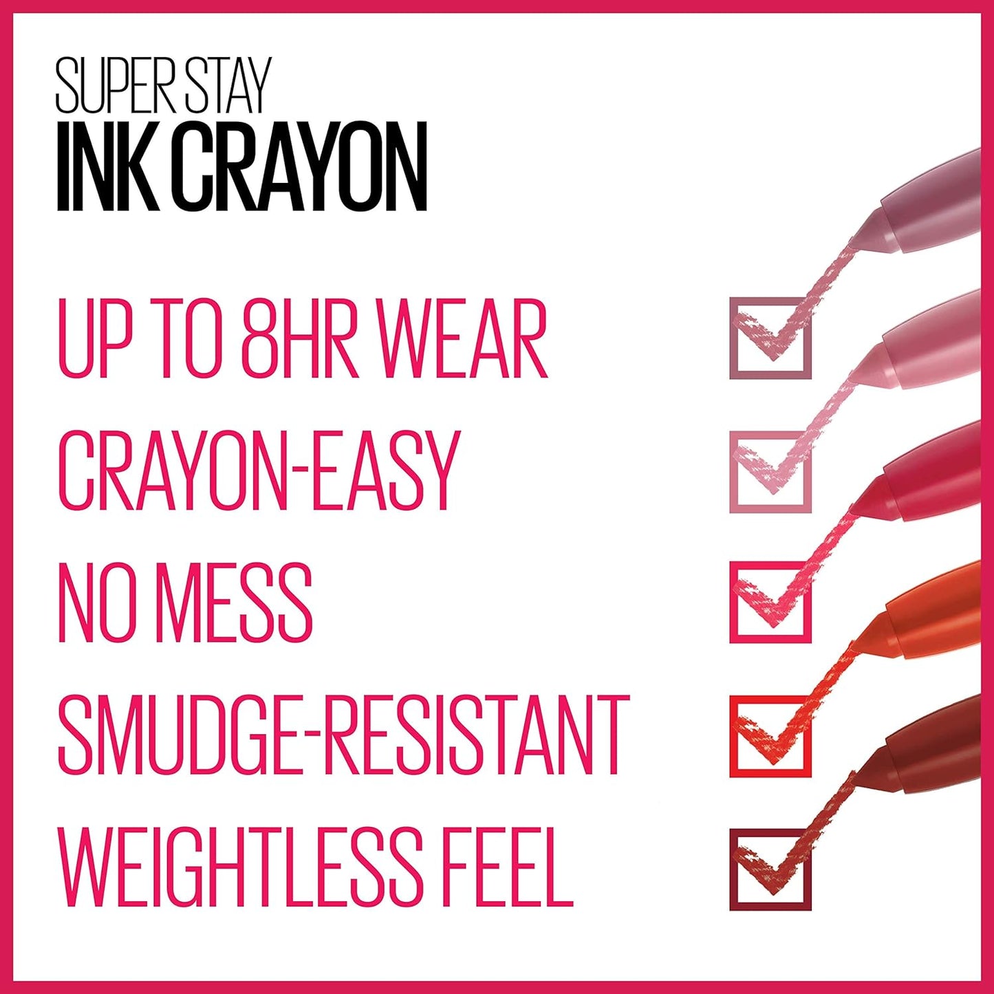 Maybelline SuperStay Ink Crayon Matte Lipstick,
