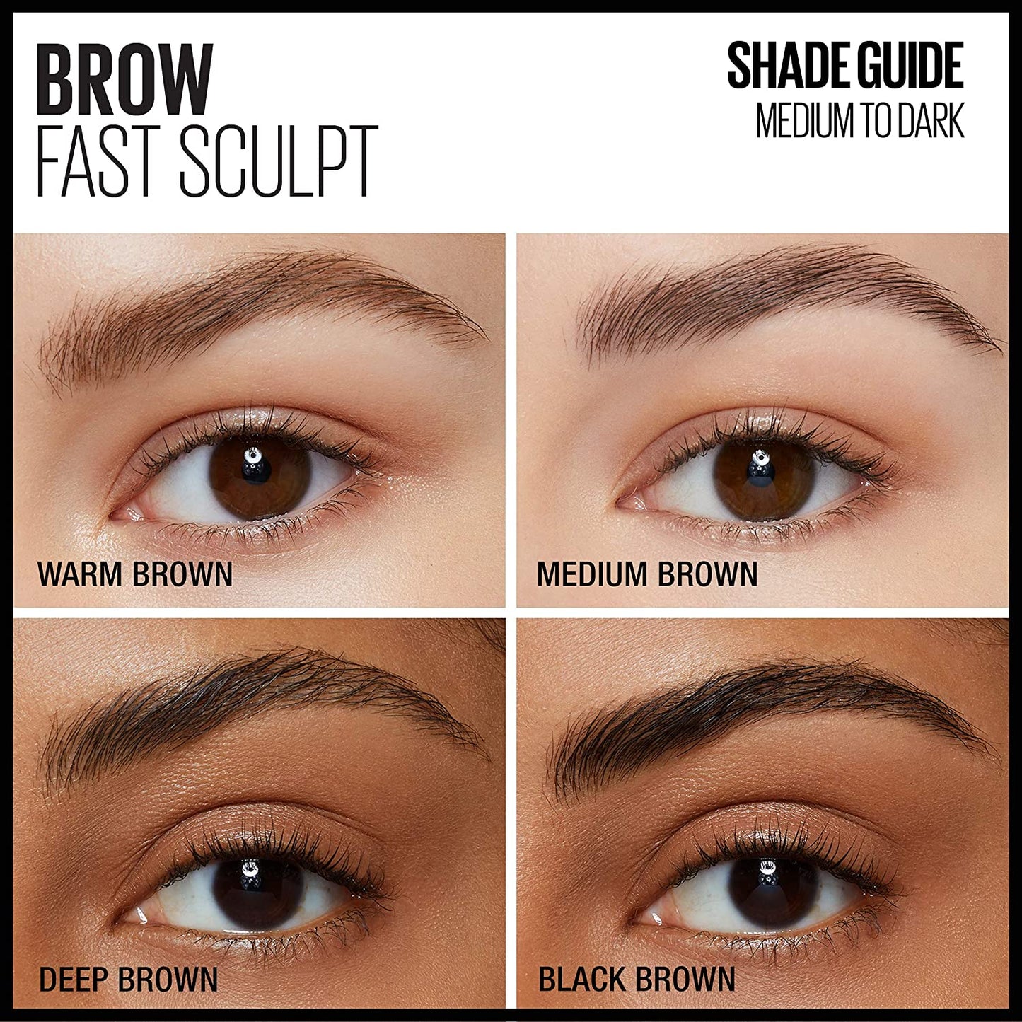 Maybelline Brow Fast Sculpt, Shapes Eyebrows, Eyebrow Mascara Makeup,