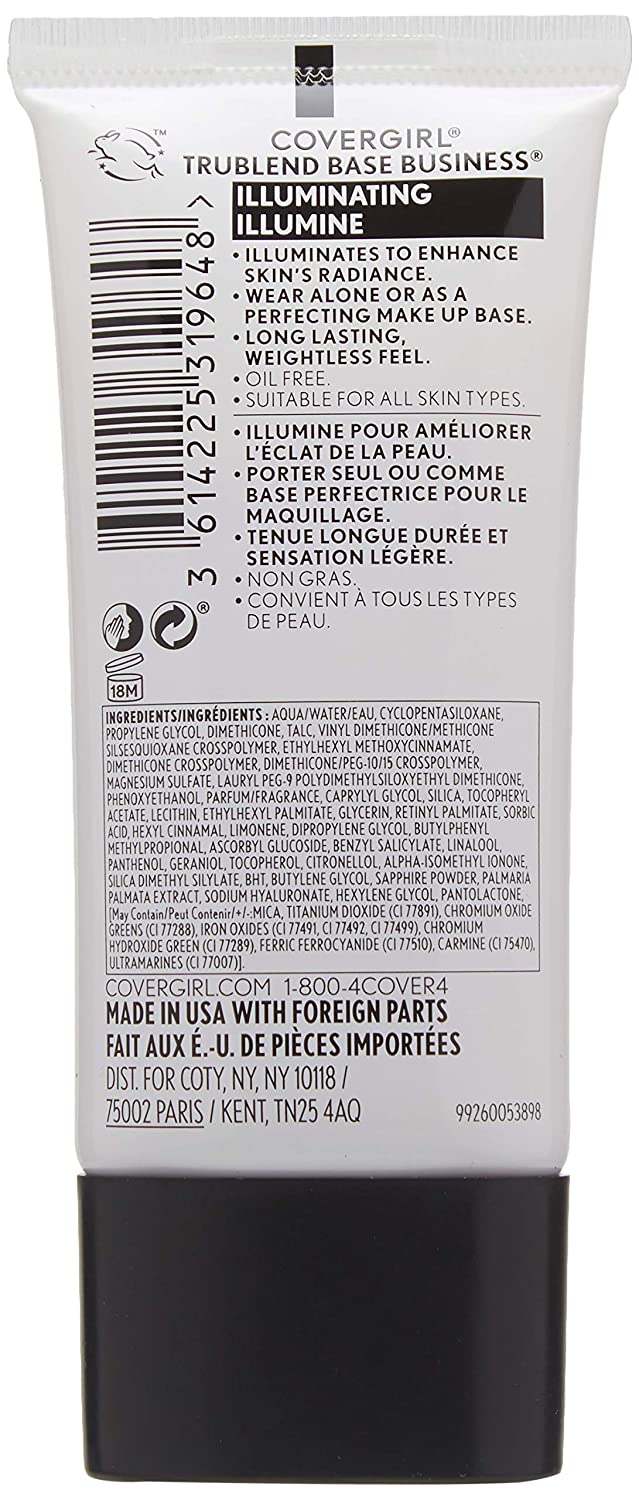 COVERGIRL Base Business Face Primer Illuminating, 400 Illuminating