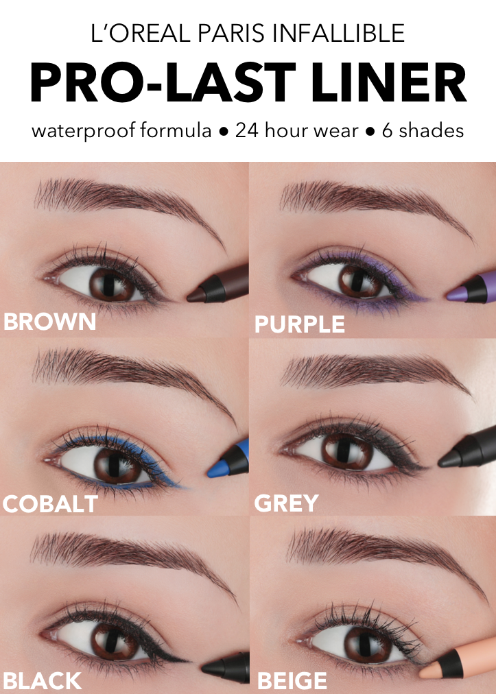 L'OREAL INFALLIBLE PRO-LAST WATERPROOF EYELINER PENCIL,