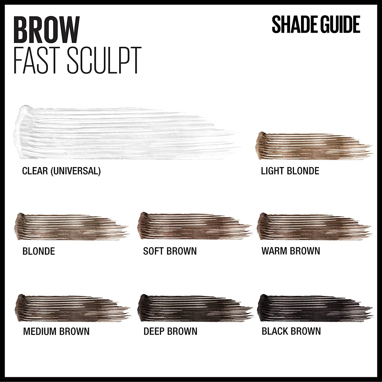 Maybelline Brow Fast Sculpt, Shapes Eyebrows, Eyebrow Mascara Makeup,