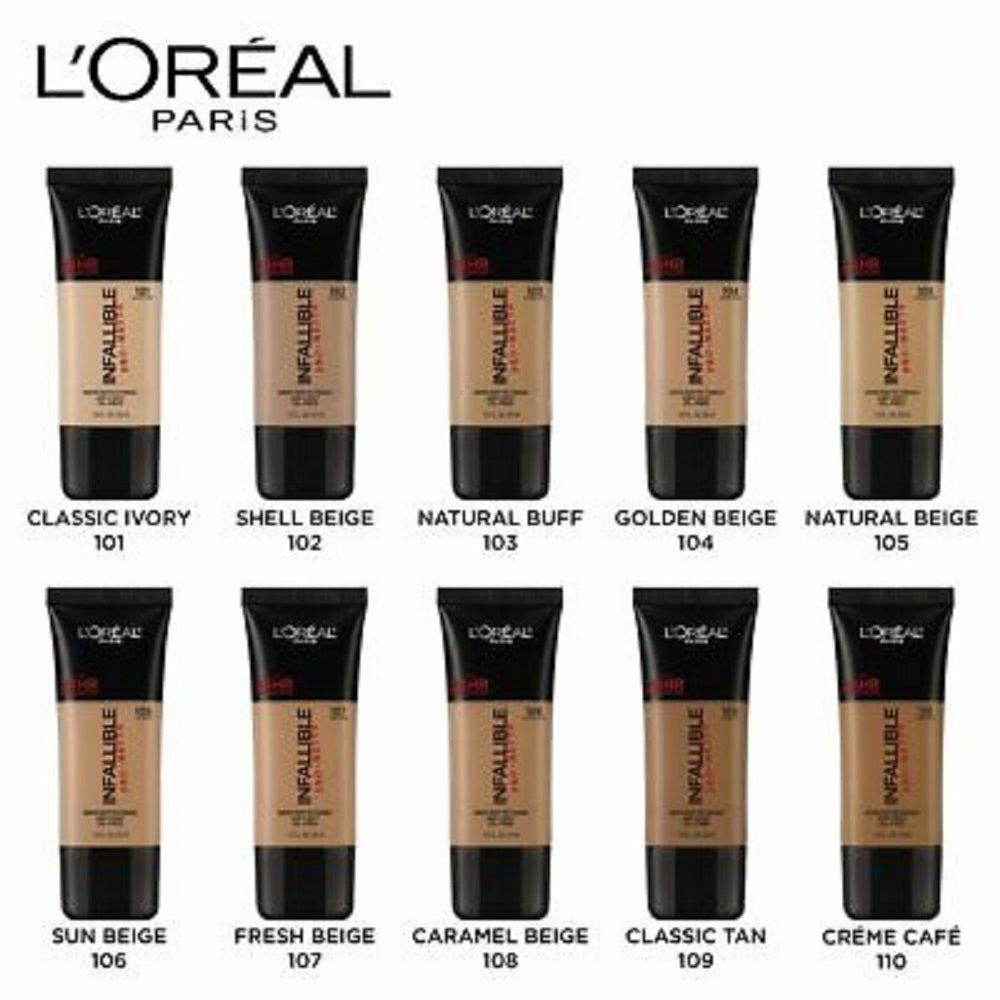 L'oreal Paris Infallible 24Hr Pro-Matte Foundation,