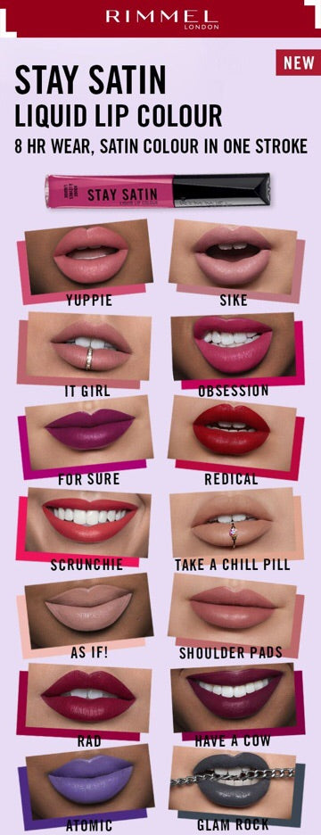 Rimmel Stay Satin Liquid Lip Color,