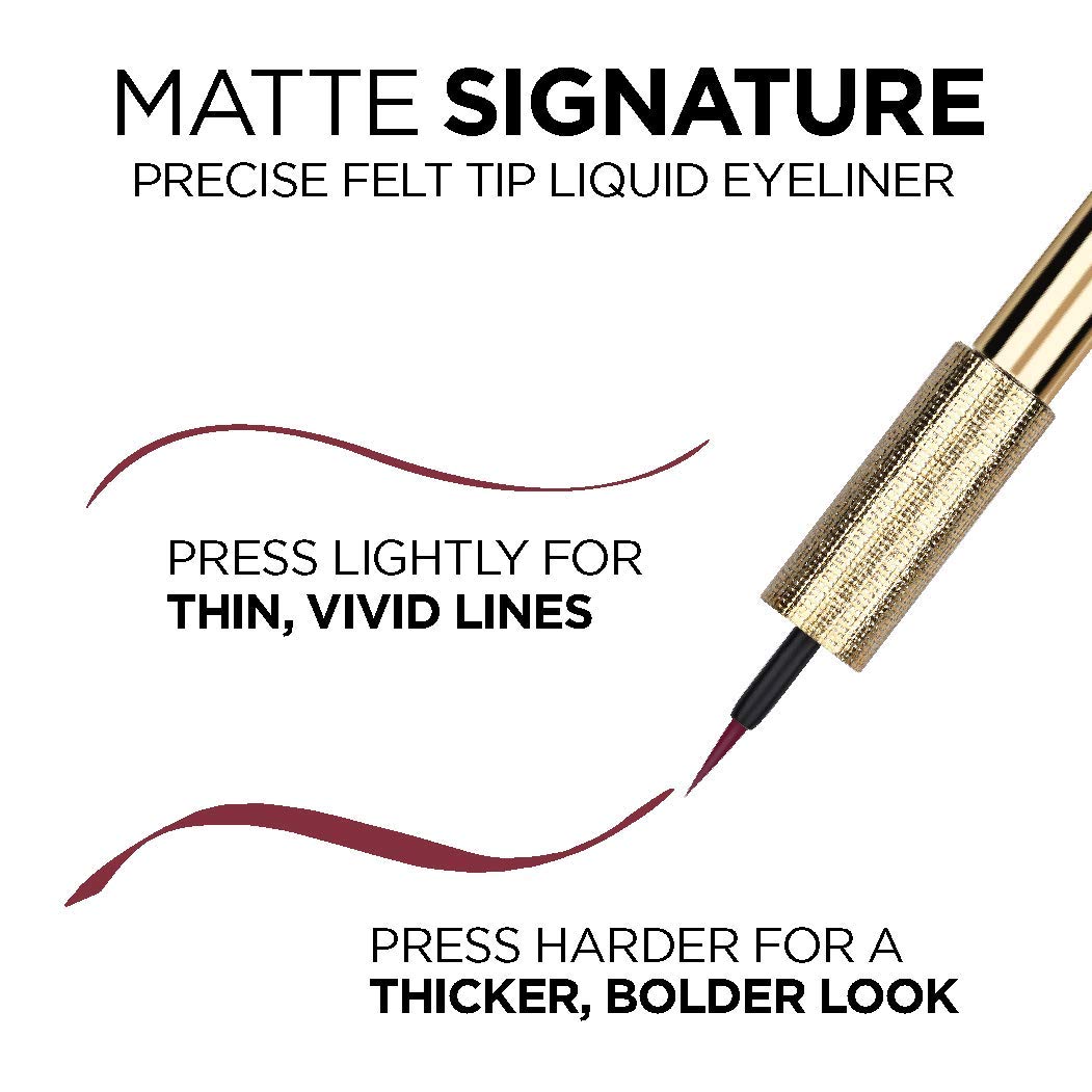 L'Oreal Paris Matte Signature Liquid Dip Waterproof Eyeliner,