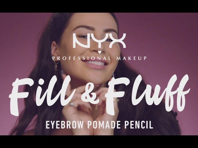 NYX PROFESSIONAL MAKEUP Fill & Fluff Eyebrow Pomade Pencil,