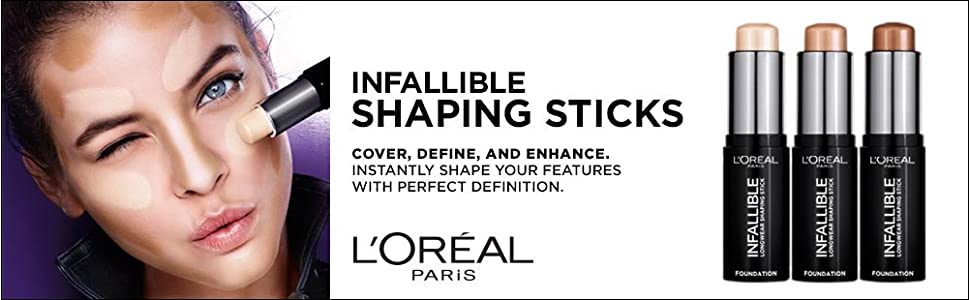 L'Oreal Paris Infallible Longwear Highlighter Shaping Stick,
